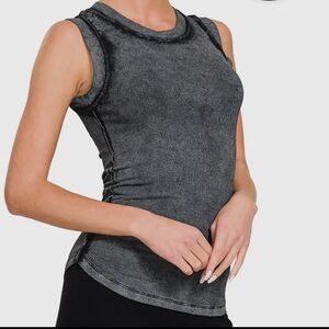 NWT MAP Charcoal Sleeveless Women's Tank Top